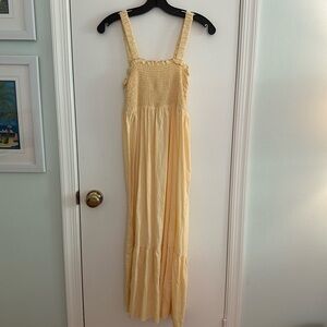 Urban Outfitters Urban Renewal Yellow Maxi Sundress